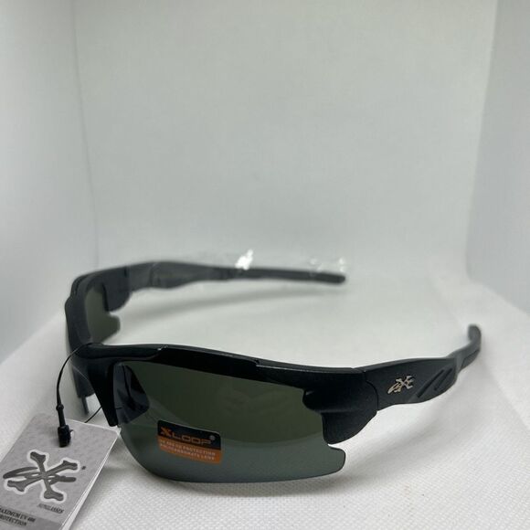 X-Loop Semi Rimless Wrap Sunglasses - Picture 1 of 3